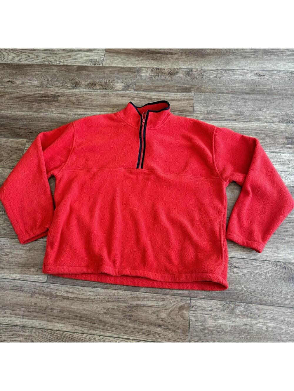 Vintage 90s Cheetah Fleece Quarter Zip Pullover Sports Y2K